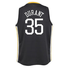 Load image into Gallery viewer, Kevin Durant Golden State Warriors Youth Jersey Black - Statement Edition 2018/2019