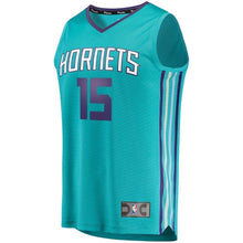Load image into Gallery viewer, Kemba Walker Charlotte Hornets Branded Youth Fast Break Jersey Teal - Icon Edition 2018/2019