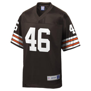 Don Fleming Cleveland Browns Pro Line Retired Player Jersey – Brown 2018/2019