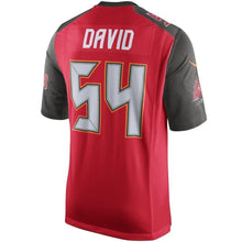 Load image into Gallery viewer, Lavonte David Tampa Bay Buccaneers Game Jersey - Red 2018/2019