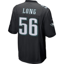 Load image into Gallery viewer, Chris Long Black Philadelphia Eagles Super Bowl LII Game Event Jersey 2019
