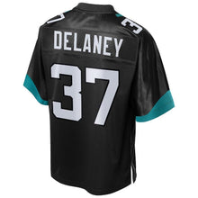 Load image into Gallery viewer, Dee Delaney Jacksonville Jaguars NFL Pro Line Team Player Jersey - Black