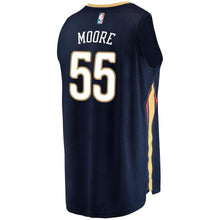 Load image into Gallery viewer, E&#39;Twaun Moore New Orleans Pelicans Branded Fast Break Player Jersey - Icon Edition – Navy