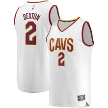 Load image into Gallery viewer, Collin Sexton Cleveland Cavaliers Branded Fast Break Jersey – Association Edition – White