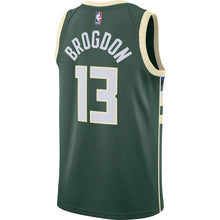 Load image into Gallery viewer, Malcolm Brogdon Milwaukee Bucks Swingman Jersey Green - Icon Edition