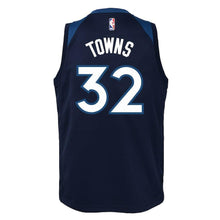 Load image into Gallery viewer, Karl-Anthony Towns Minnesota Timberwolves Youth Jersey Navy - Icon Edition 2018/2019