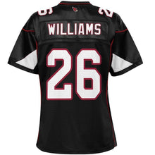 Load image into Gallery viewer, Brandon Williams Arizona Cardinals Pro Line Women&#39;s Player Jersey – Black 2018/2019