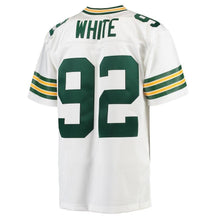 Load image into Gallery viewer, Reggie White Green Bay Packers Mitchell &amp; Ness 1996 Replica Retired Player Jersey - White