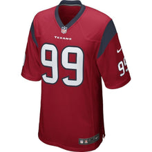 Load image into Gallery viewer, JJ Watt Houston Texans Alternate Game Jersey - Red