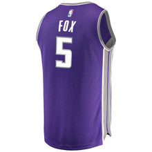 Load image into Gallery viewer, De&#39;Aaron Fox Sacramento Kings Branded Youth Fast Break Jersey Purple - Icon Edition 2018/2019