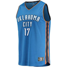 Load image into Gallery viewer, Dennis Schroder Oklahoma City Thunder Branded Fast Break Jersey - Icon Edition - Blue