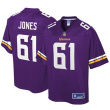 Load image into Gallery viewer, Brett Jones Minnesota Vikings Pro Line Player Jersey – Purple 2018/2019