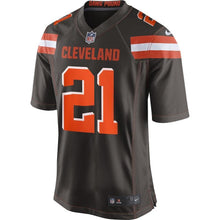 Load image into Gallery viewer, Denzel Ward Cleveland Browns Draft First Round Pick #2 Game Jersey – Brown 2018/2019