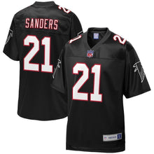 Load image into Gallery viewer, Deion Sanders Atlanta Falcons Pro Line Retired Player Jersey – Black 2018/2019