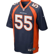 Load image into Gallery viewer, Bradley Chubb Denver Broncos 2018 NFL Draft Pick Game Jersey  Navy