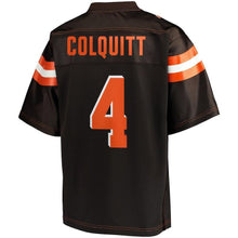 Load image into Gallery viewer, Britton Colquitt Cleveland Browns Pro Line Player Jersey - Brown 2018/2019
