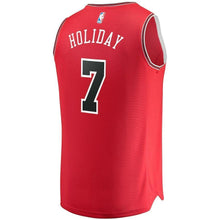 Load image into Gallery viewer, Justin Holiday Chicago Bulls Branded Youth Fast Break Player Jersey - Icon Edition - Red 2018/2019