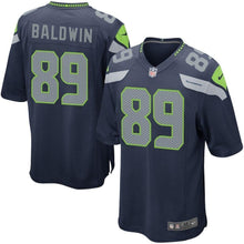 Load image into Gallery viewer, Doug Baldwin Seattle Seahawks Game Jersey - College Navy 2018/2019