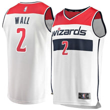 Load image into Gallery viewer, John Wall Washington Wizards Branded Youth Fast Break Jersey White - Association Edition 2018/2019