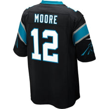 Load image into Gallery viewer, DJ Moore Carolina Panthers Draft First Round Pick Game Jersey – Black 2018/2019