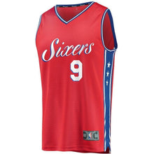 Load image into Gallery viewer, Dario Saric Philadelphia 76ers Branded Fast Break Player Jersey - Statement Edition - Red