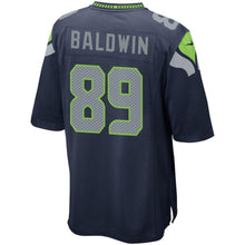 Load image into Gallery viewer, Doug Baldwin Seattle Seahawks Game Jersey - College Navy 2018/2019