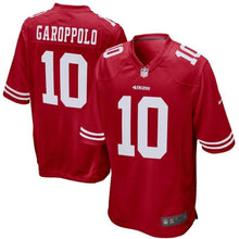 Load image into Gallery viewer, Jimmy Garoppolo San Francisco 49ers Youth Game Jersey – Scarlet 2018/2019