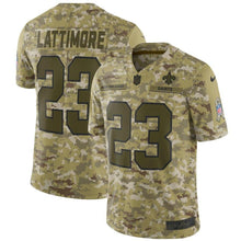Load image into Gallery viewer, New Orleans Saints Marshon Lattimore Camo Jersey 2018 - 2019