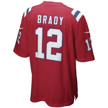 Load image into Gallery viewer, Copy of Tom Brady New England Patriots Game Jersey - Red 2018/2019