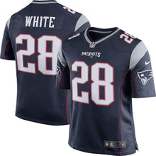 Load image into Gallery viewer, James White New England Patriots Men's Game Jersey - Navy 2018/2019