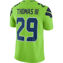 Load image into Gallery viewer, Earl Thomas Seattle Seahawks Vapor Untouchable Color Rush Limited Player Jersey - Neon Green 2018/2019
