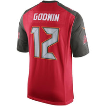 Load image into Gallery viewer, Chris Godwin Tampa Bay Buccaneers Player Game Jersey – Red 2018/2019