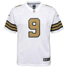 Load image into Gallery viewer, Drew Brees New Orleans Saints Youth Color Rush Game Jersey - White 2018/2019