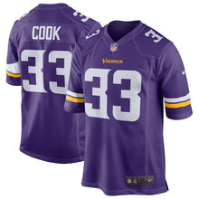 Load image into Gallery viewer, Dalvin Cook Minnesota Vikings Game Jersey - Purple 2018/2019