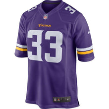 Load image into Gallery viewer, Dalvin Cook Minnesota Vikings Game Jersey - Purple 2018/2019