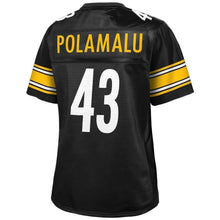 Load image into Gallery viewer, Troy Polamalu Pittsburgh Steelers Pro Line Women's Retired Player Jersey – Black 2018/2019