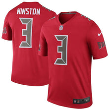 Load image into Gallery viewer, Jameis Winston Tampa Bay Buccaneers Color Rush Legend Jersey - Red 2018/2019