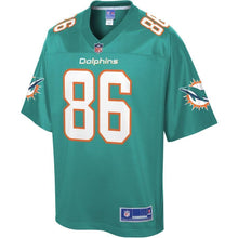 Load image into Gallery viewer, Mike Gesicki Miami Dolphins NFL Youth Player Jersey – Aqua 2018/2019