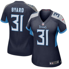 Load image into Gallery viewer, Kevin Byard Tennessee Titans Women's New Game Jersey – Navy 2018/2019