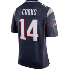 Load image into Gallery viewer, Brandin Cooks New England Patriots Navy Super Bowl LII Bound Game Jersey 2019