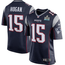 Load image into Gallery viewer, Chris Hogan New England Patriots Navy Super Bowl LII Bound Game Jersey 2019
