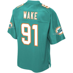 Cameron Wake Miami Dolphins Pro Line Team Player Jersey – Aqua 2018/2019