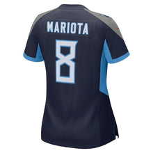 Load image into Gallery viewer, Marcus Mariota Tennessee Titans Women's New Game Jersey – Navy 2018/2019