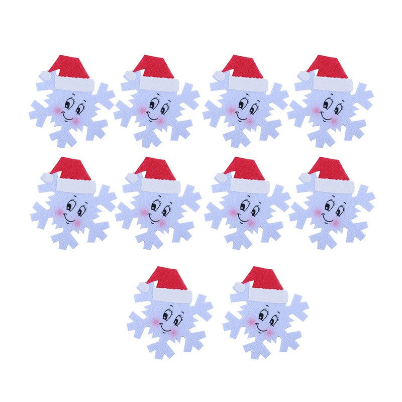 10pcs Christmas Snowflake