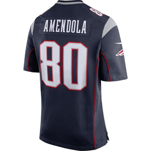 Danny Amendola New England Patriots Navy Super Bowl LII Bound Game Jersey 2019