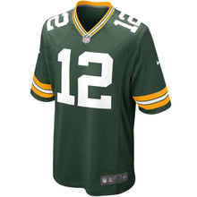 Load image into Gallery viewer, Green Bay Packers Aaron Rodgers Green Jersey 2018 - 2019