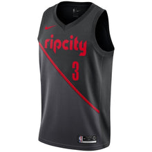 Load image into Gallery viewer, C.J. McCollum Portland Trail Blazers Black Swingman City Edition Jersey 2018 - 2019