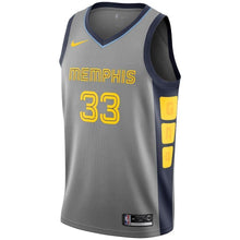 Load image into Gallery viewer, Marc Gasol Memphis Grizzlies Gray Swingman City Edition Jersey 2018 - 2019