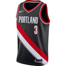 Load image into Gallery viewer, C.J. McCollum Portland Trail Blazers Black Swingman Jersey 2018 - 2019