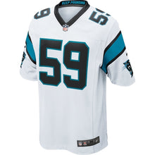 Load image into Gallery viewer, Carolina Panthers Luke Kuechly White Jersey 2018 - 2019
